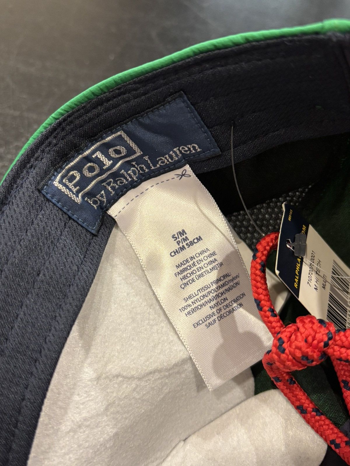 Polo Ralph Lauren Polo Ralph Lauren Hi Tech Side Pocket Flag Patch Hat Size ONE SIZE - 5 Thumbnail
