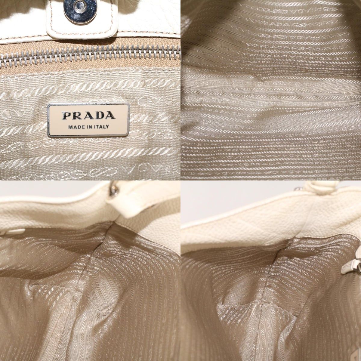 Prada PRADA Shoulder Bag Leather White Size ONE SIZE - 11 Thumbnail