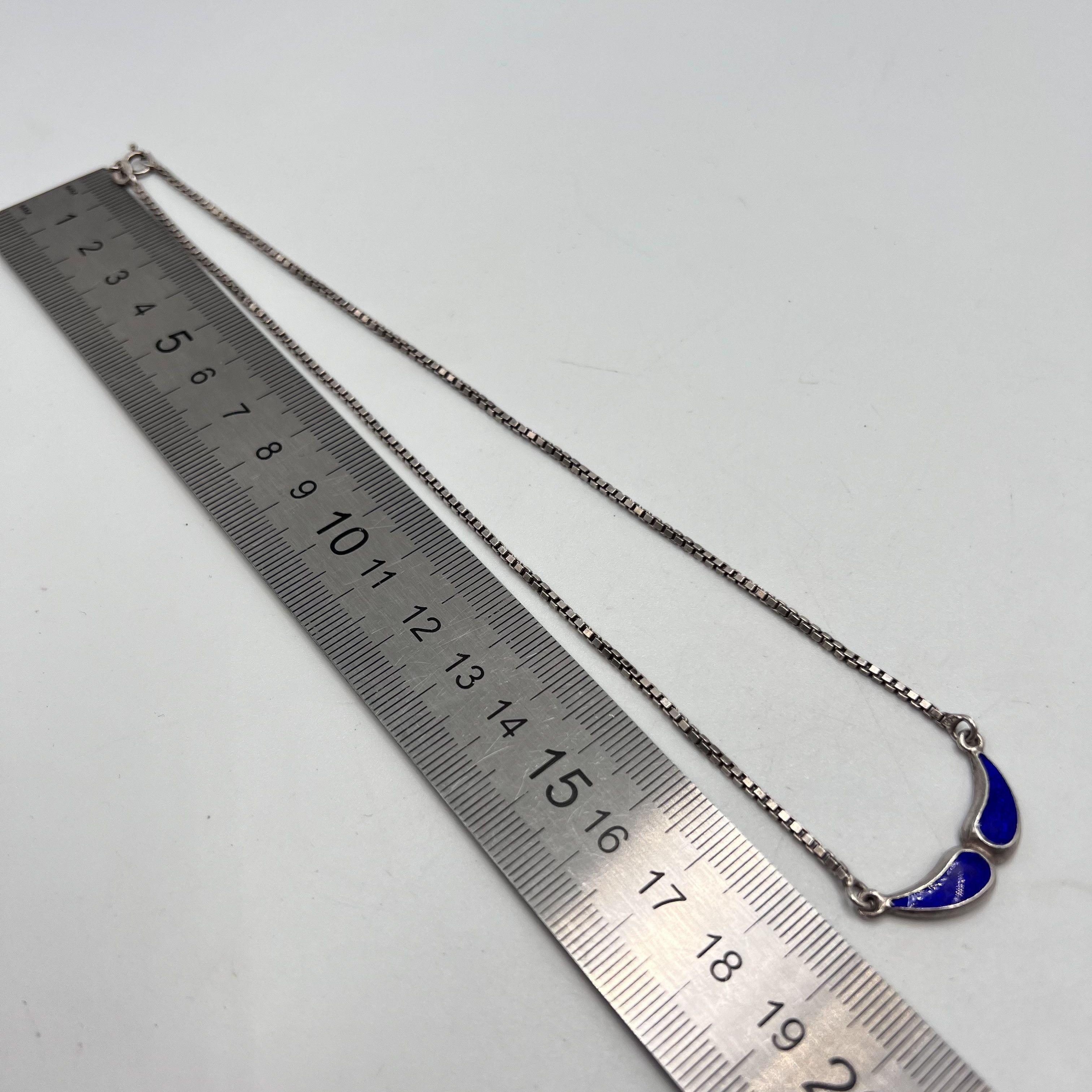 Vintage Vintage Necklace 925 Sterling Silver Italy Marked 8.04 gr Size ONE SIZE - 7 Thumbnail