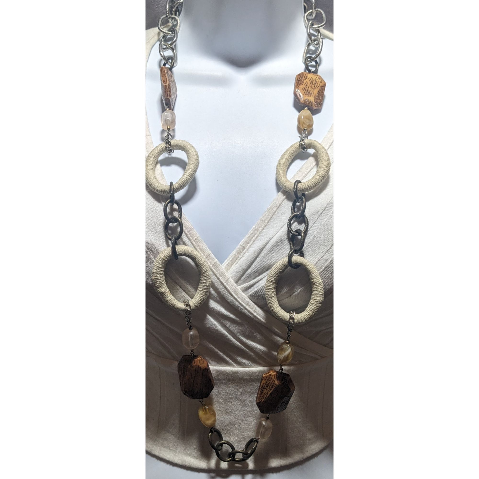 Chicos Chico's Earthy Bohemian Statement Necklace Size ONE SIZE - 7 Thumbnail
