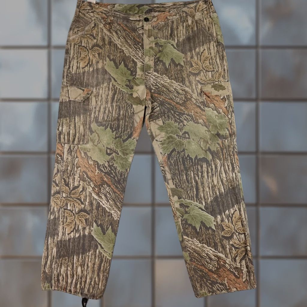 Vintage Vintage Liberty Cargo Pants Mens XL Regular Camo USA Baggy Adjustable Size US 36 / EU 52 - 1 Thumbnail