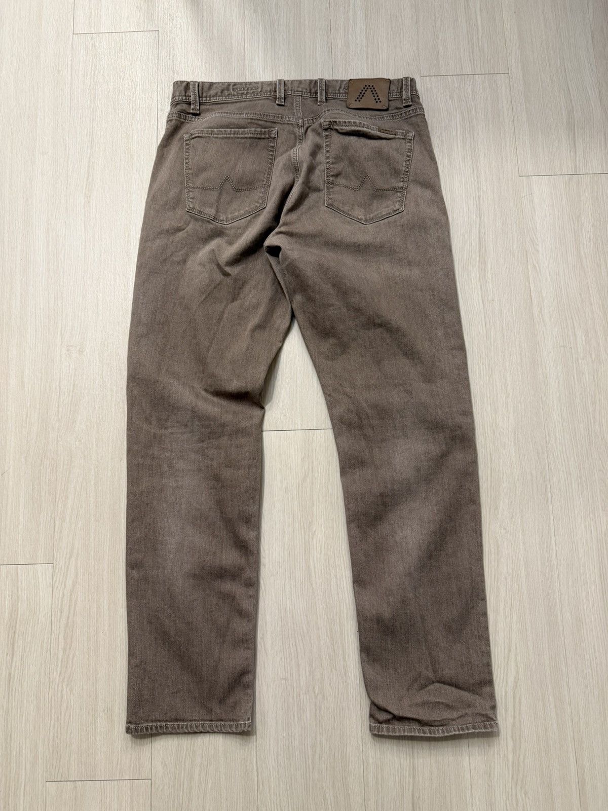 Alberto Alberto Brown Modern Fit Jeans Size US 34 / EU 50 - 3 Thumbnail