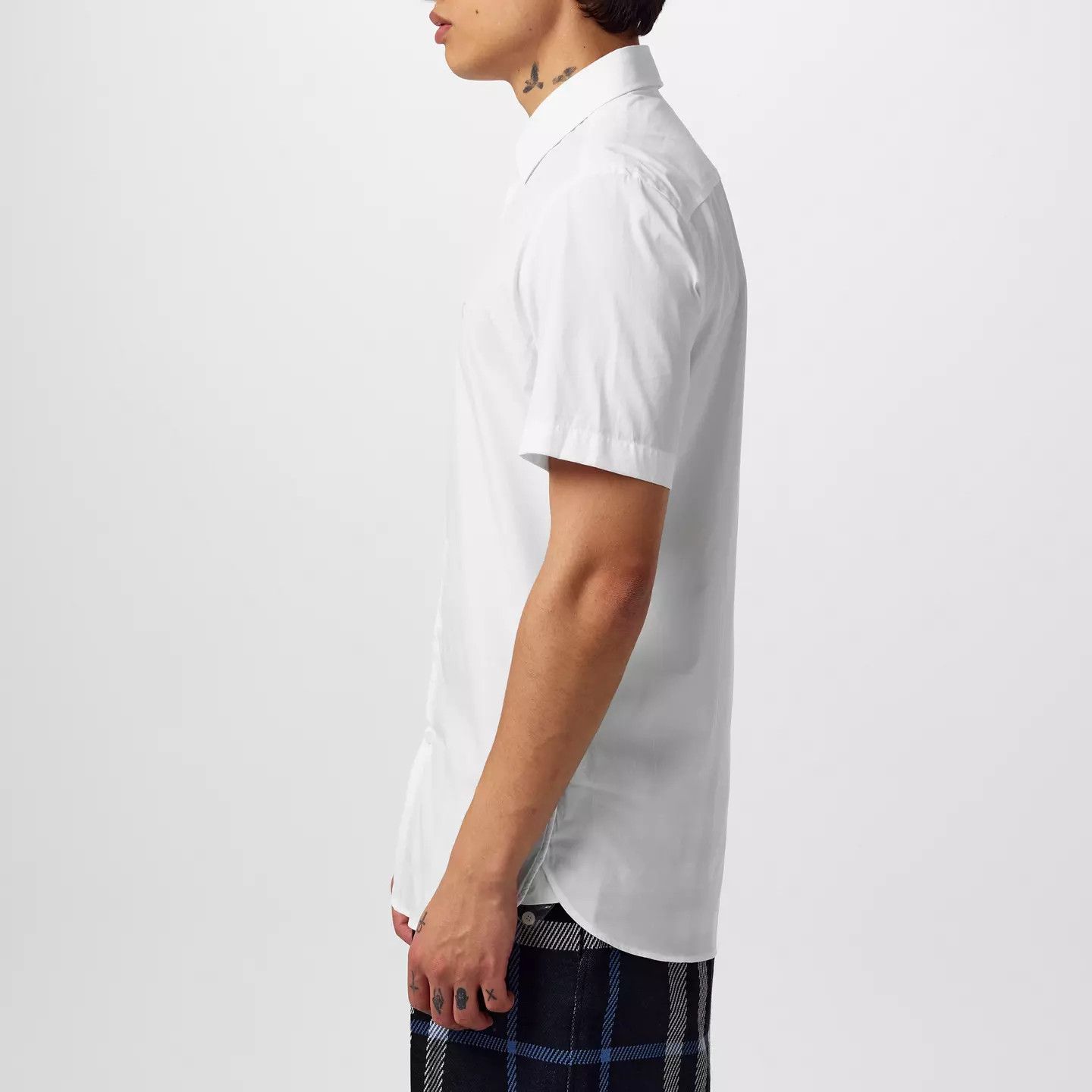 Burberry o1g2r1mq0426 Embroidered Sherfield Ekd Button Shirt in White Size US S / EU 44-46 / 1 - 2 Thumbnail