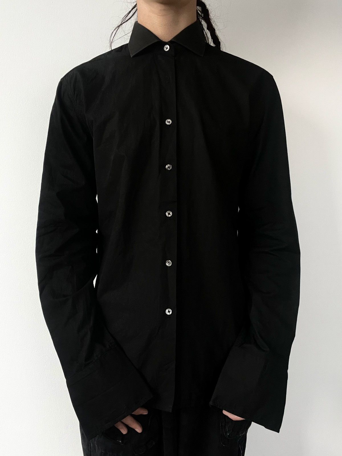 Raf Simons Raf Simons 2000-2001 Runaway Black SHIRT Size US M / EU 48-50 / 2 - 4 Thumbnail