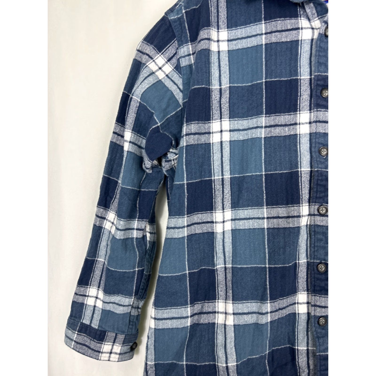 Vintage VINTAGE Anchorage Expedition Flannel Shirt Mens XL Blue White 100% Cotton Heavy Long Sleeve Button-Up Size US XL / EU 56 / 4 - 2 Thumbnail