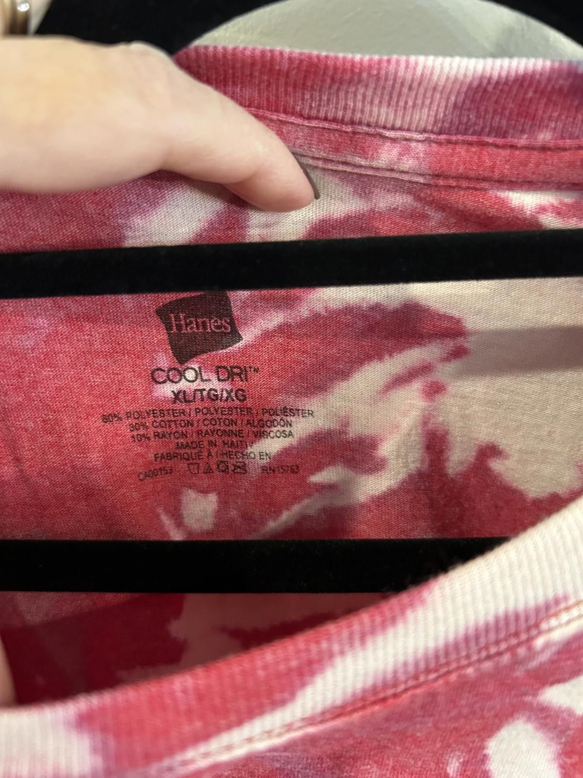 Hanes Hanes Ohio Tie-Dye Cool Dri T-Shirt XL Size XL / US 12-14 / IT 48-50 - 2 Thumbnail
