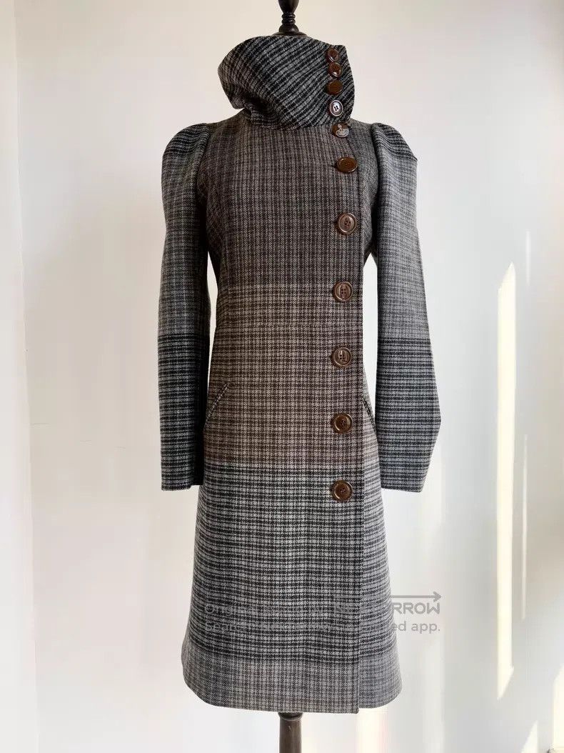 Vivienne Westwood Vivienne Westwood Exclusive gray grid pieced large collar Size XS / US 0-2 / IT 36-38 - 6 Thumbnail