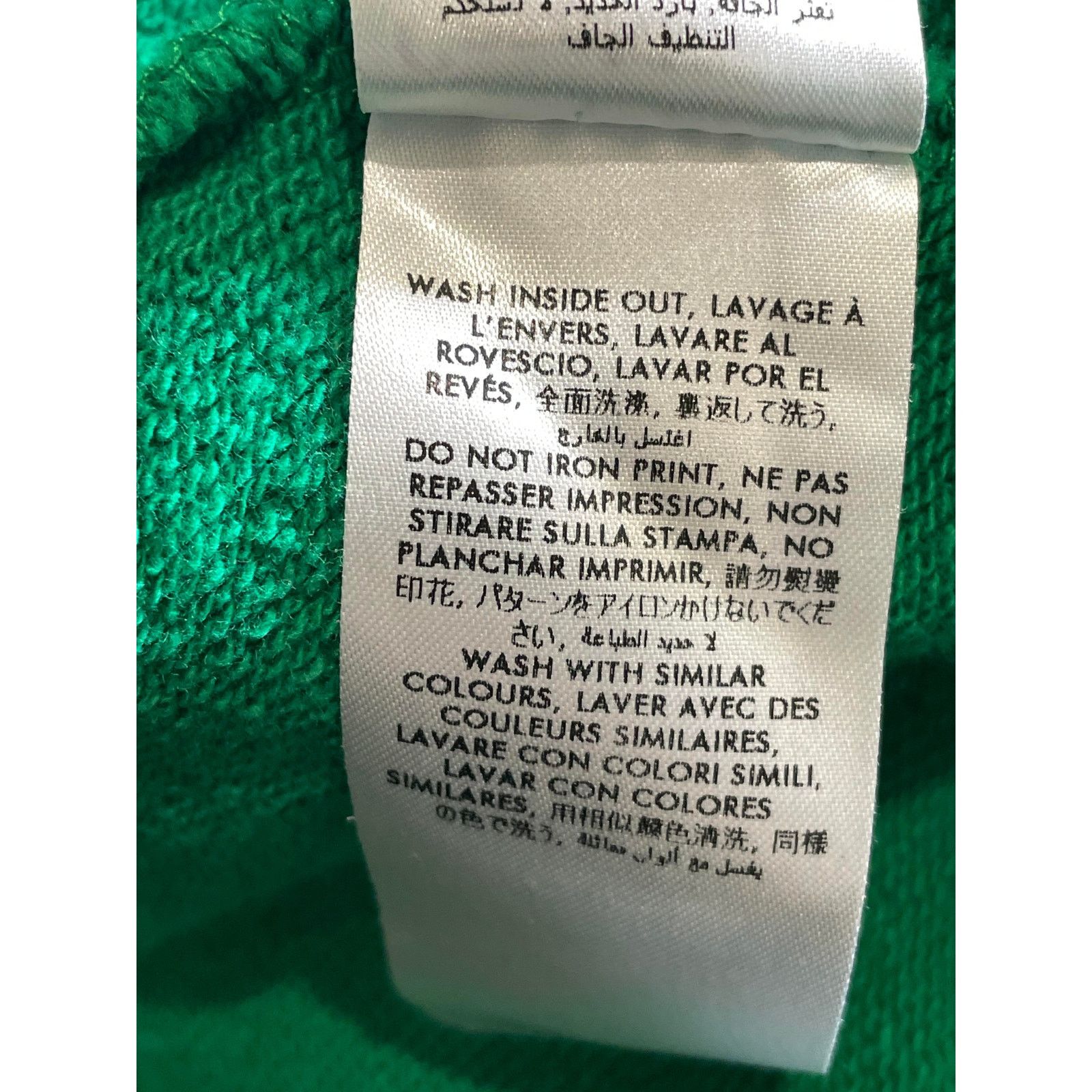 Casablanca Casablanca Silk Scarf Logo Green Hoodie Size US L / EU 52-54 / 3 - 4 Thumbnail