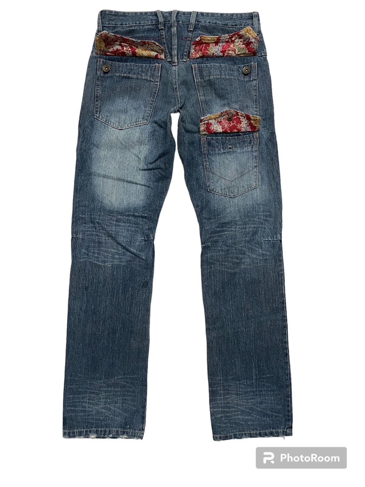 RARE!! JAPANESE GUMU MULTIPOCKET DENIM JEANS