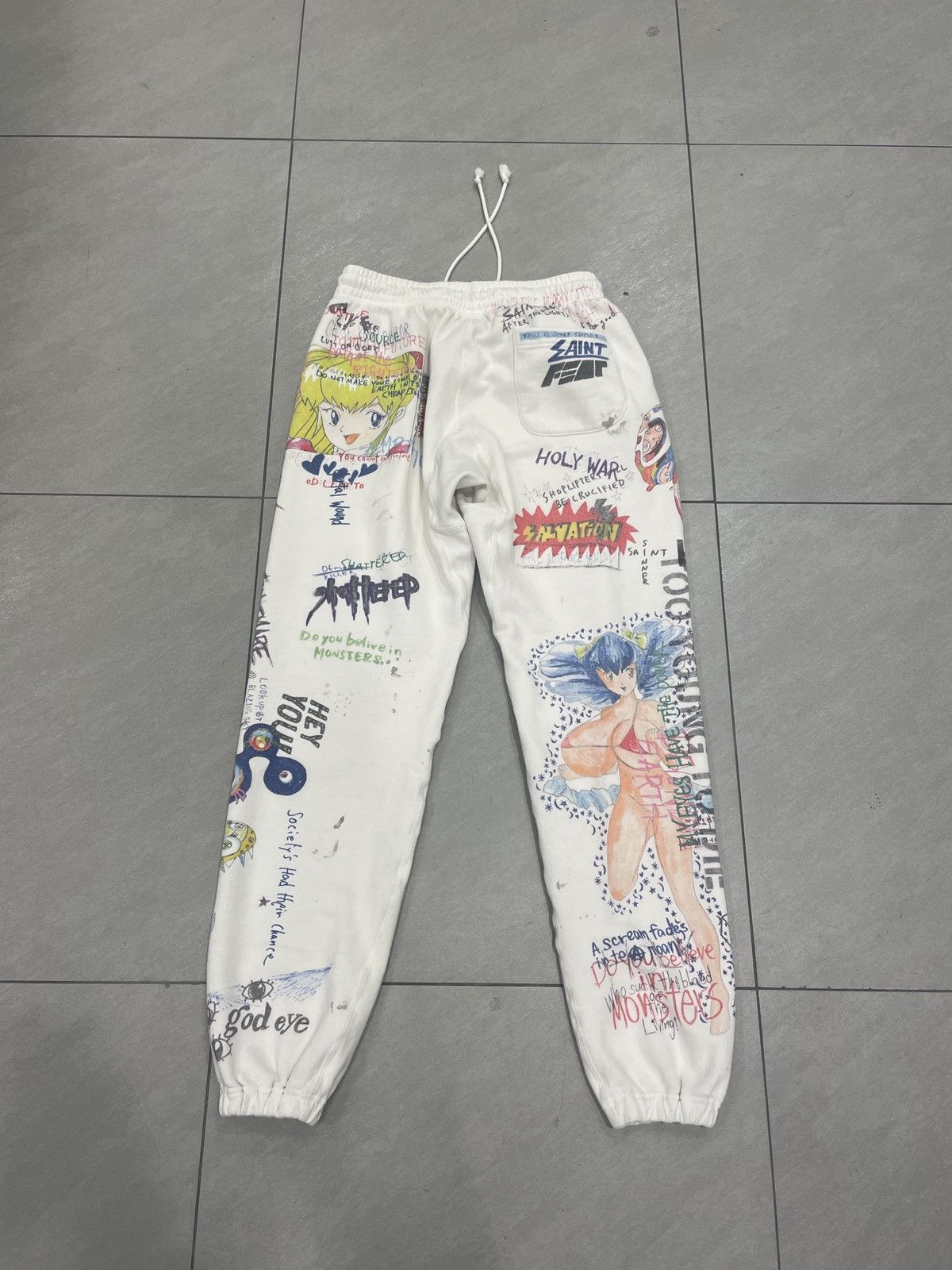 Saint Michael × Takashi Murakami Saint Michael Murakami Sweatpants Medium Size US 32 / EU 48 - 2 Thumbnail