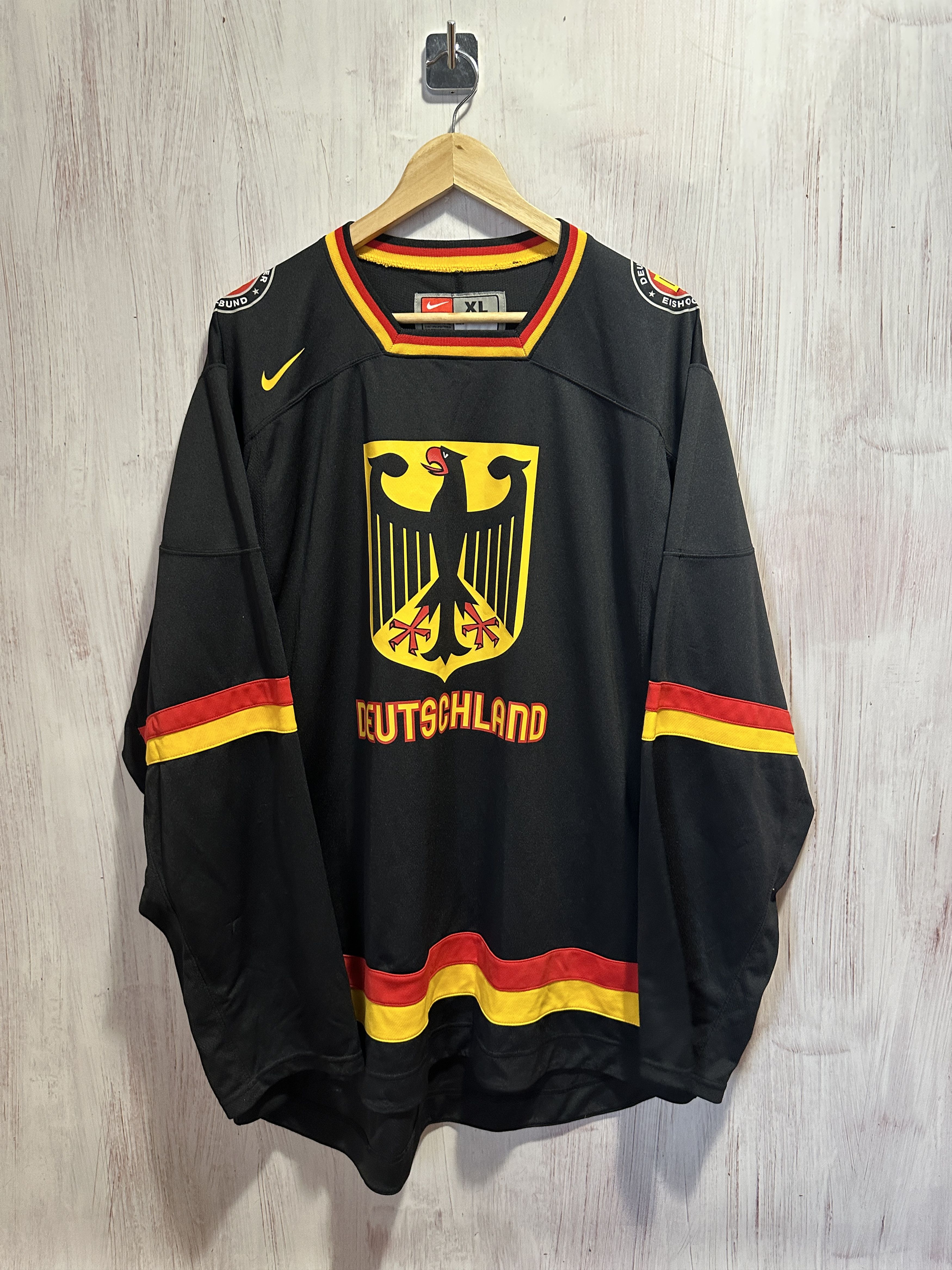 Nike Germany team Ice Hockey jersey shirt kit trikot Deutschland Grailed