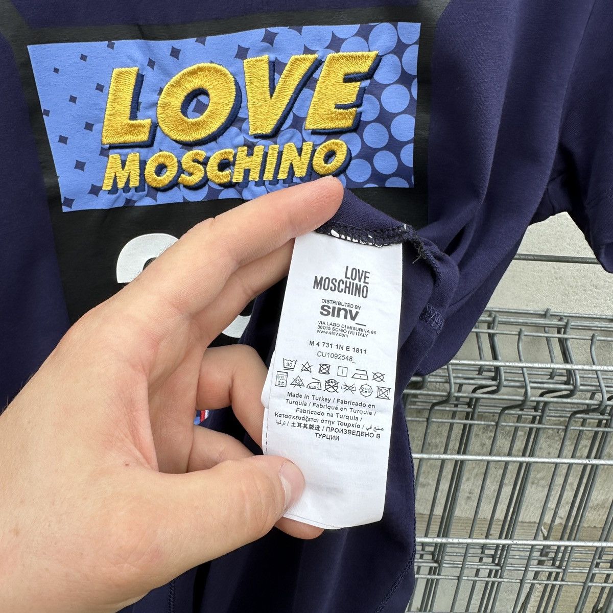 Love Moschino Love Moschino Ski Team 264 Team T-Shirt Luxury Rare S Size S / US 4 / IT 40 - 6 Thumbnail