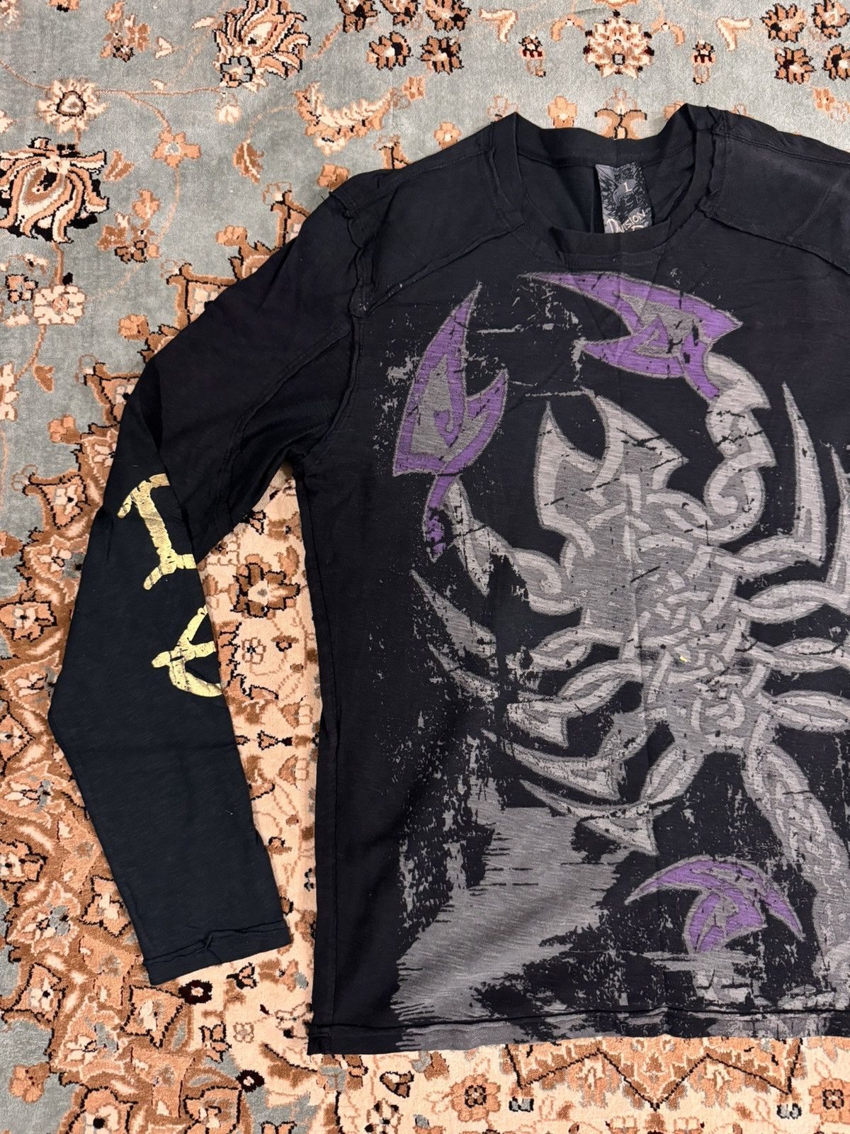 Vintage VINTAGE DIVISION E OVERPRINT SCORPION KING MI USA Size US L / EU 52-54 / 3 - 3 Thumbnail