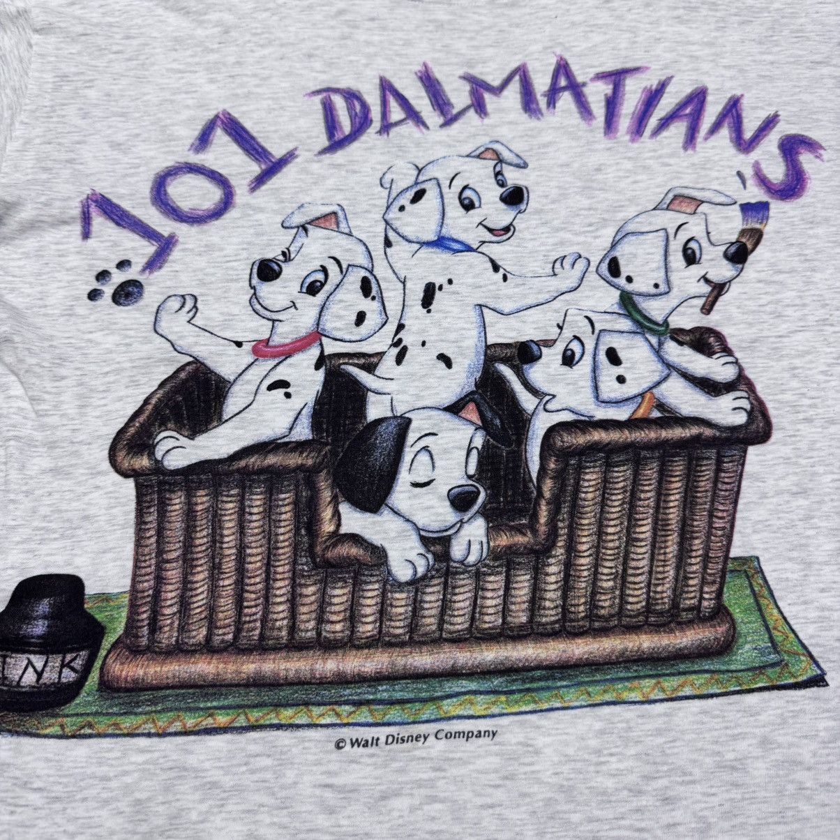 Vintage Vintage 90s Disney 101 Dalmatians Shirt Size US M / EU 48-50 / 2 - 7 Thumbnail