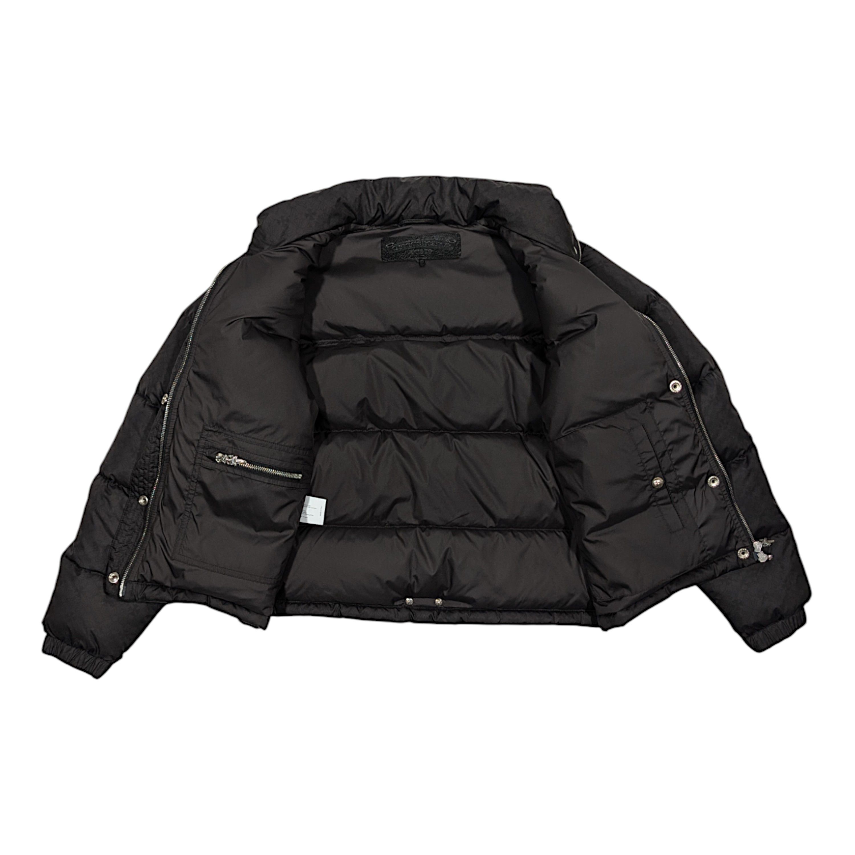 Chrome Hearts CH WOMENS CROPPED PUFFER JACKET MONOGRAM STIFF V2 Size S / US 4 / IT 40 - 3 Thumbnail