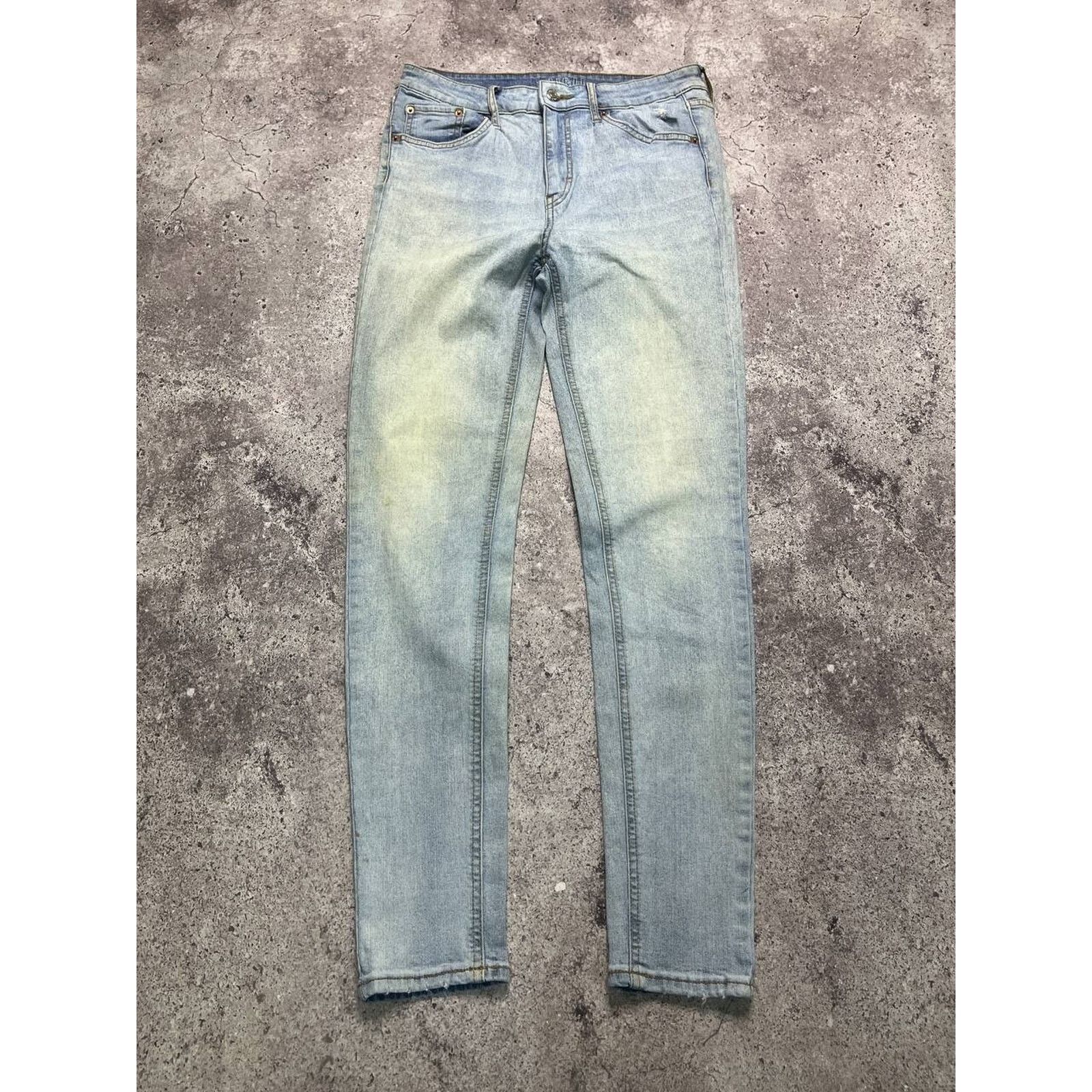 Japanese Brand Vintage Wild Rise Skinny Jeans Light Wash Size 27 Stretch Size 27" / US 4 / IT 40 - 1 Thumbnail