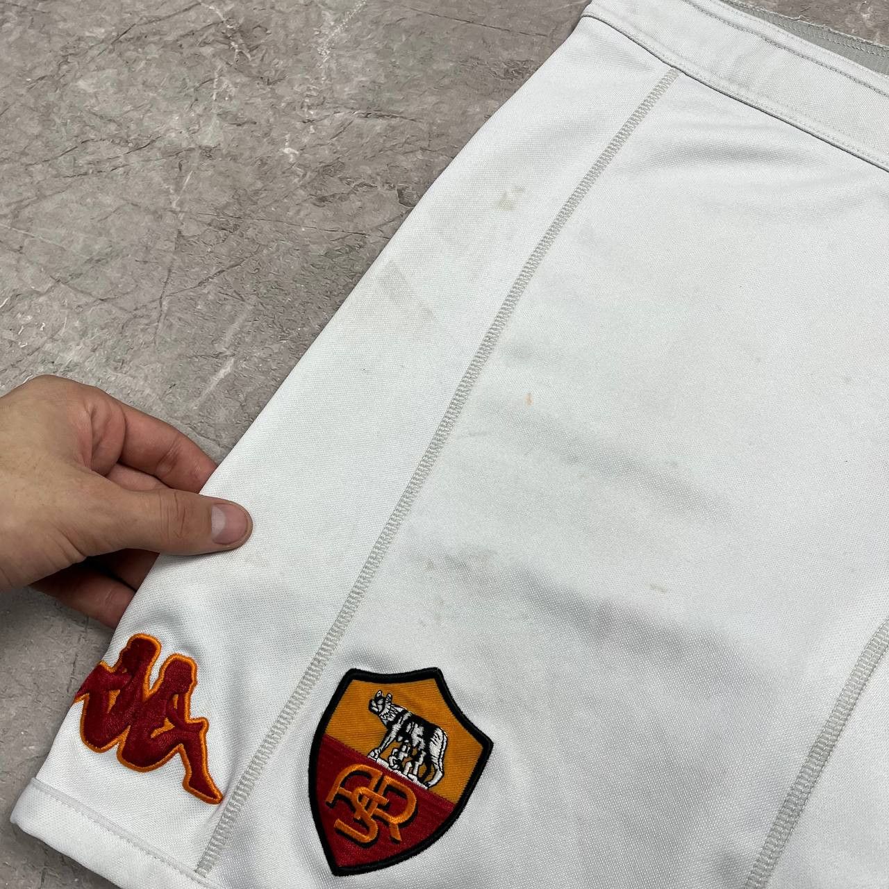 Kappa Vintage Kappa Roma 2008/2010 Football Mens Short Size M Size US 33 - 15 Thumbnail