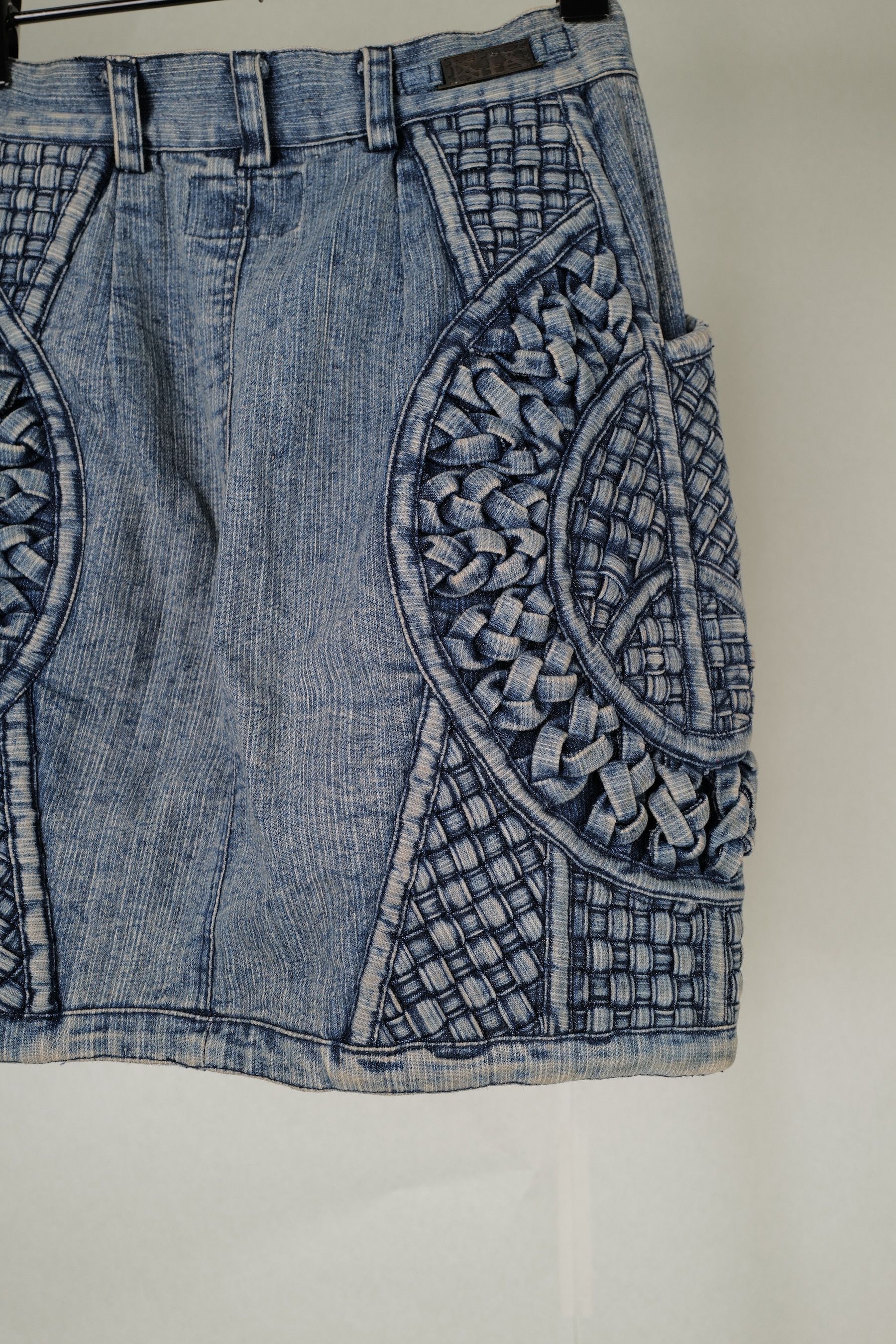 KTZ KTZ PLEATED DENIM SKIRT XS Size 27" / US 4 / IT 40 - 18 Thumbnail
