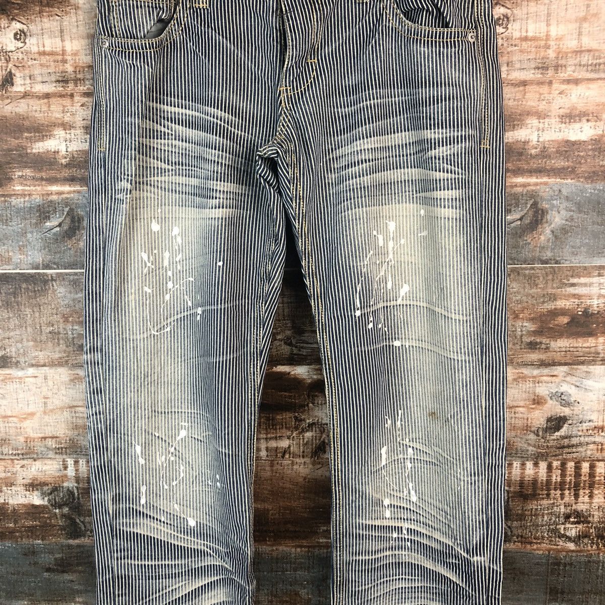 Japanese Brand Japanese Brand vintage tactical Stripe White Pants #A2121 Size US 32 / EU 48 - 9 Thumbnail