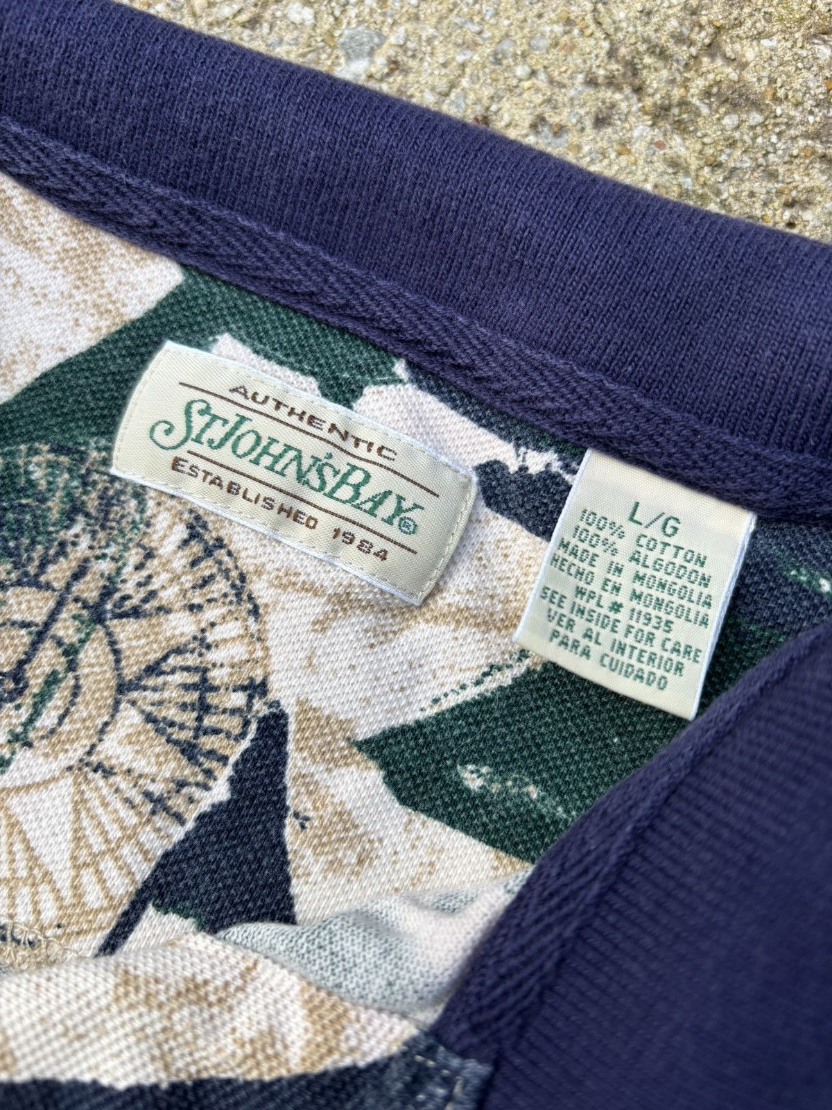 St. Johns Bay Vintage Sailing Polo Shirt Size US L / EU 52-54 / 3 - 2 Thumbnail