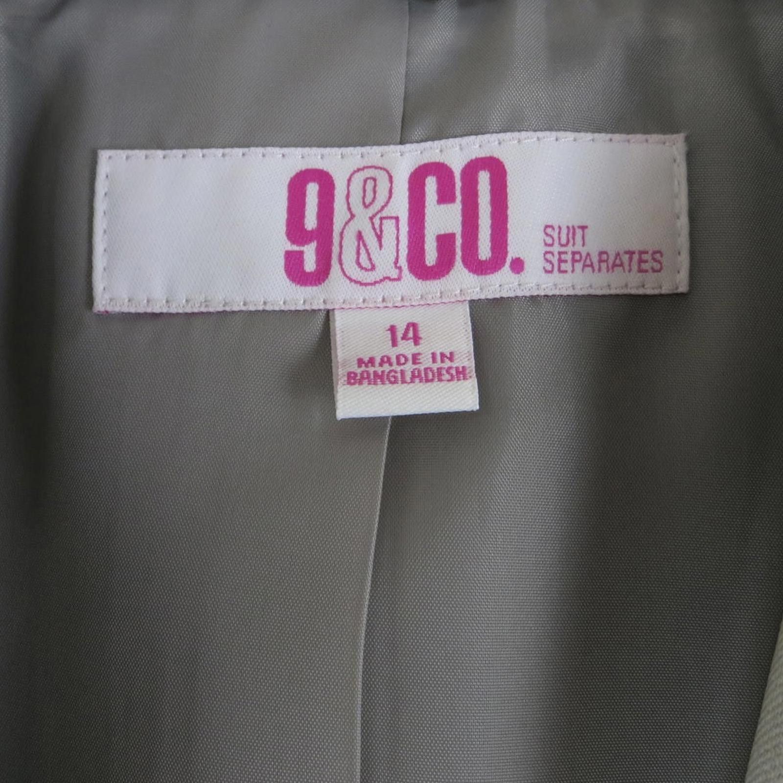 8&9 Clothing Co. 9 & Co Women's Suit Separates Blazer Sz 14 and Skirt Sz 10 Size XL / US 12-14 / IT 48-50 - 5 Thumbnail