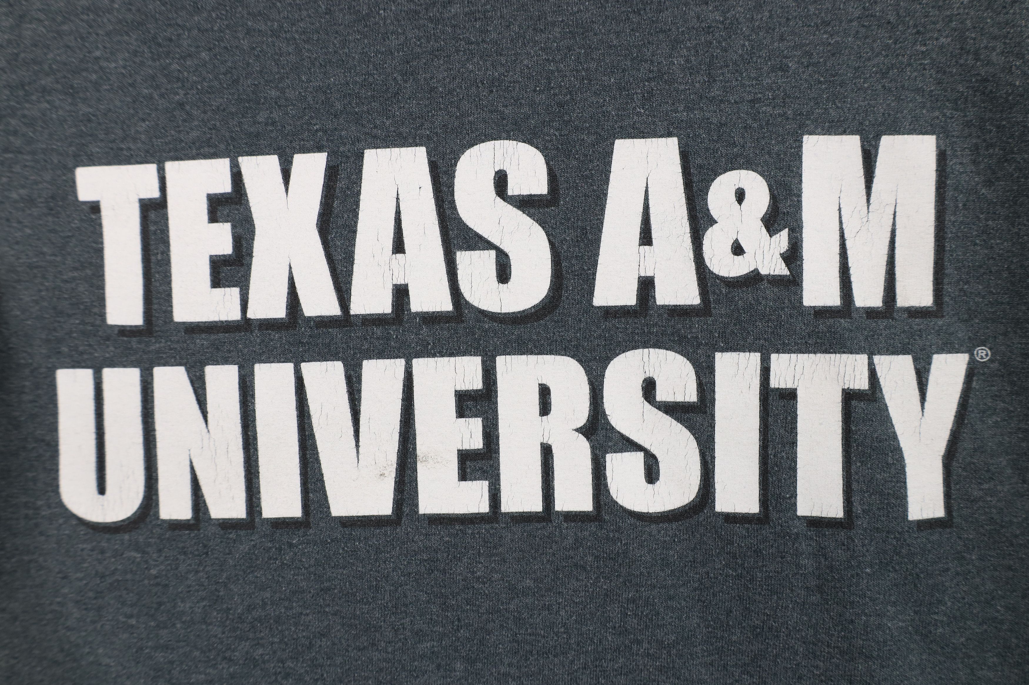 Vintage Vintage Spell Texas A&M University Long Sleeve T-Shirt Gray Size US L / EU 52-54 / 3 - 4 Thumbnail