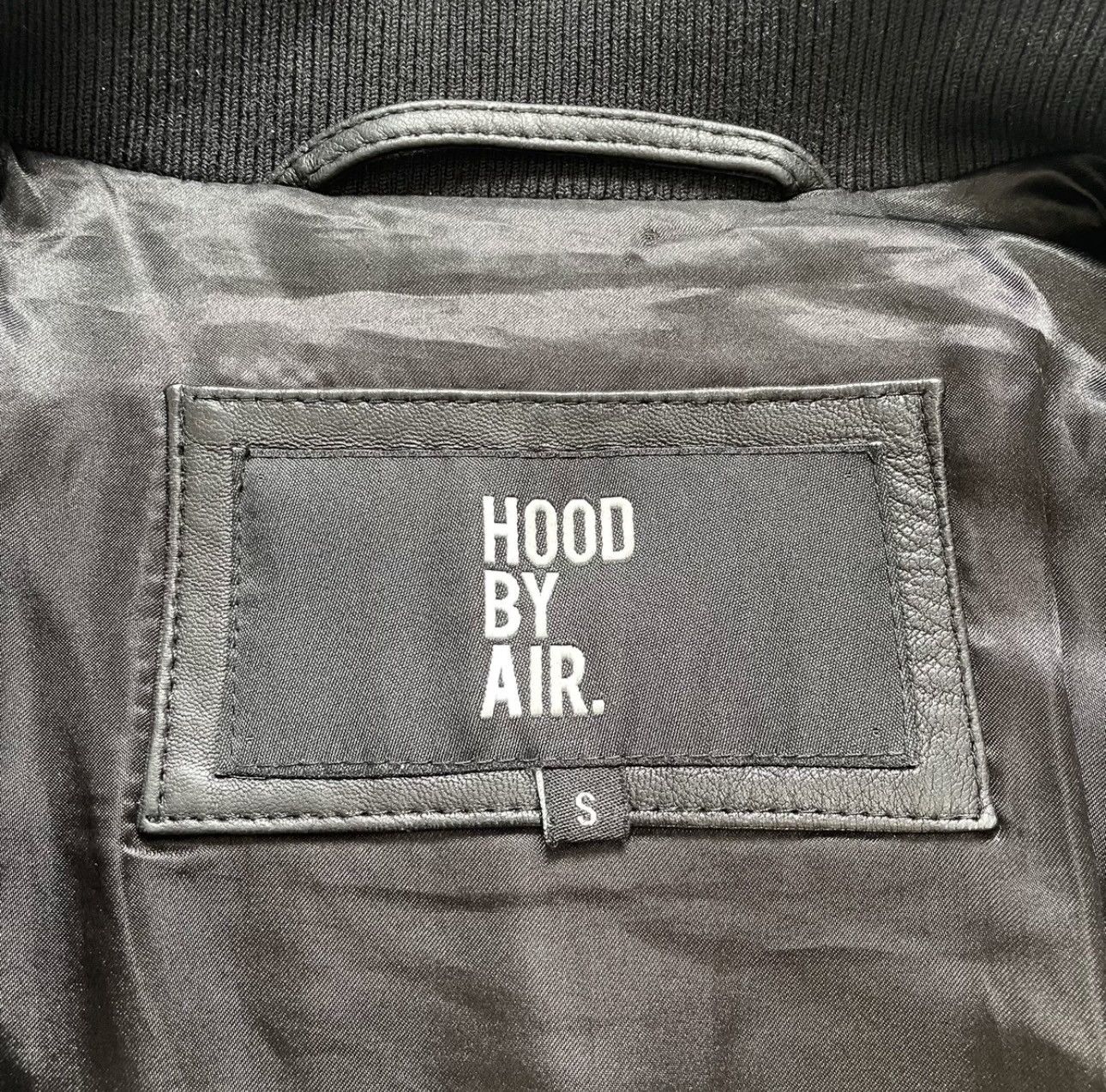 Hood By Air S/S 2015 Hood By Air Logo Embossed Leather Jacket Size US S / EU 44-46 / 1 - 6 Thumbnail