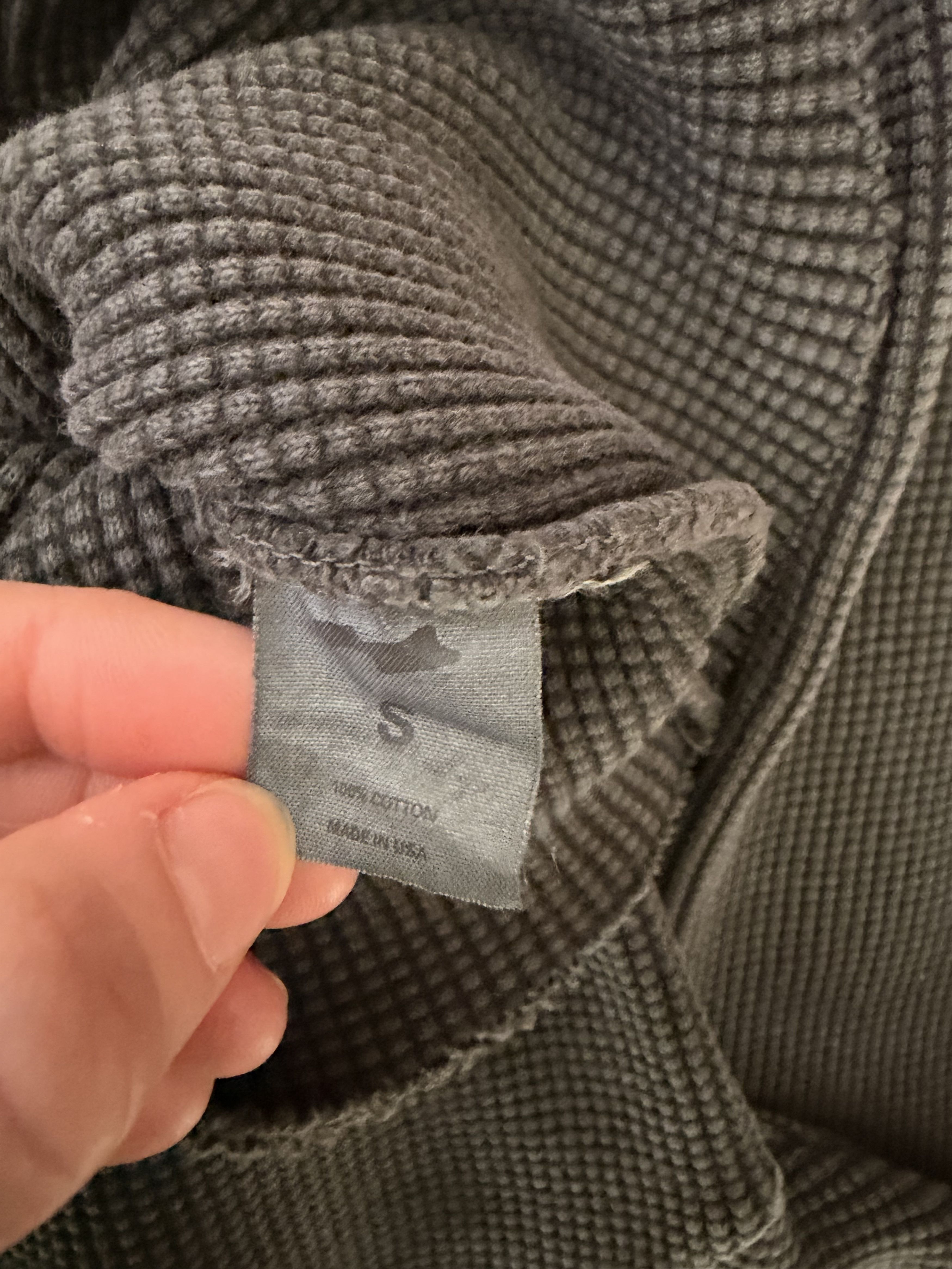 SKYLRK SKYLRK Waffle Mock Neck LS SMUDGE - Small Size US S / EU 44-46 / 1 - 7 Thumbnail