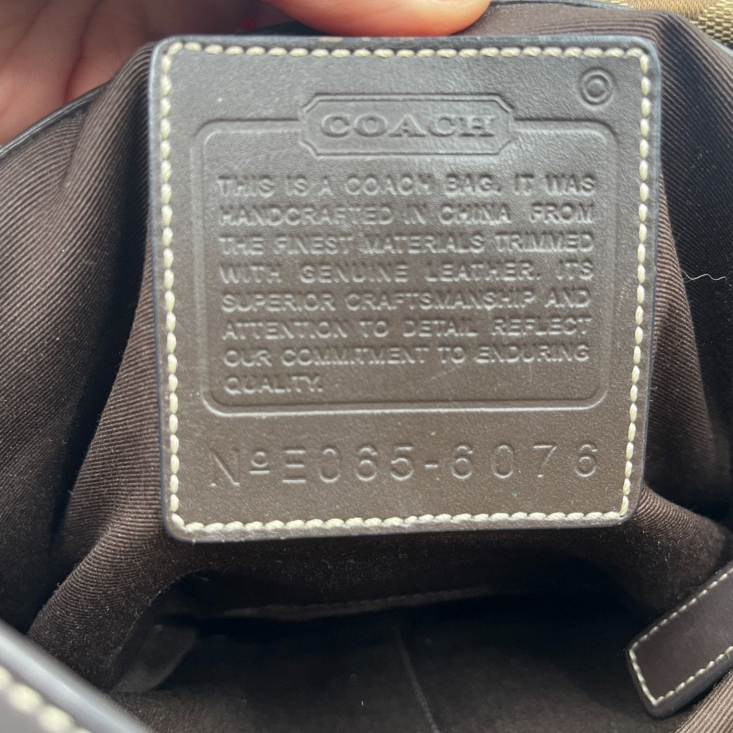 Coach Coach Signature Monogram Canvas Leather Bucket Shoulder Bag Size ONE SIZE - 4 Thumbnail