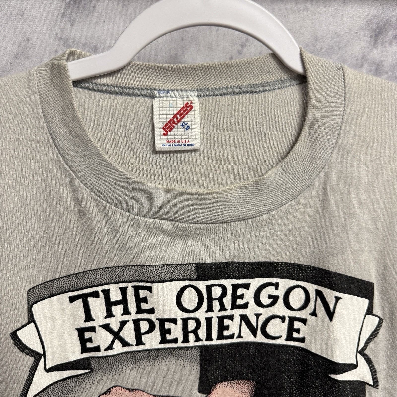 Vintage Vintage The Oregon Experience T Shirt Mens XL Gray Travel To Size US XL / EU 56 / 4 - 4 Thumbnail