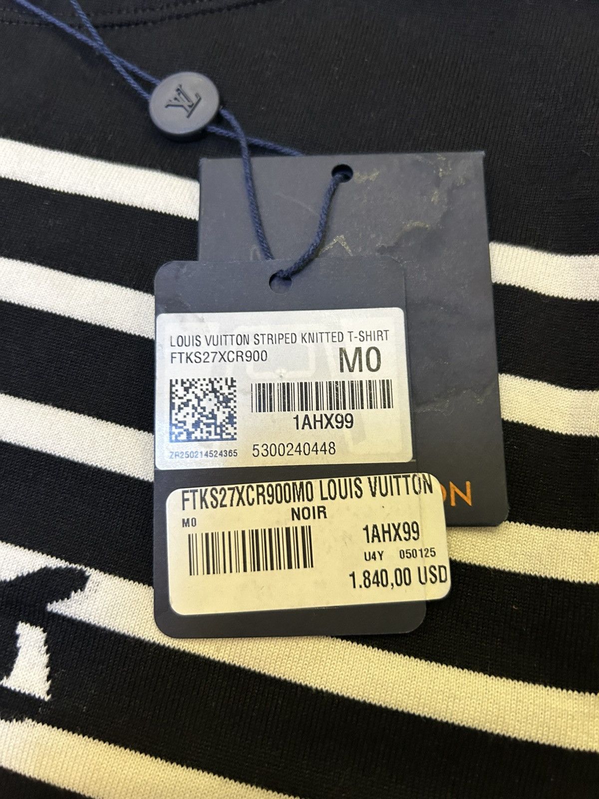 Louis Vuitton Louis Vuitton Knit Striped T shirt Size US M / EU 48-50 / 2 - 5 Thumbnail
