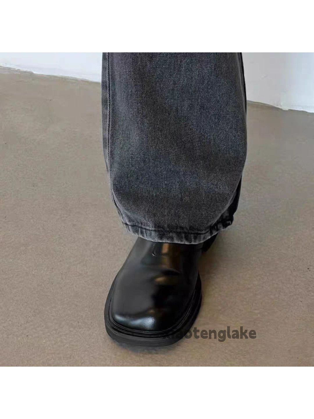Vintage Utility retro y2k slip on yuppie workwear leather shoes Size US 12 / EU 45 - 4 Thumbnail
