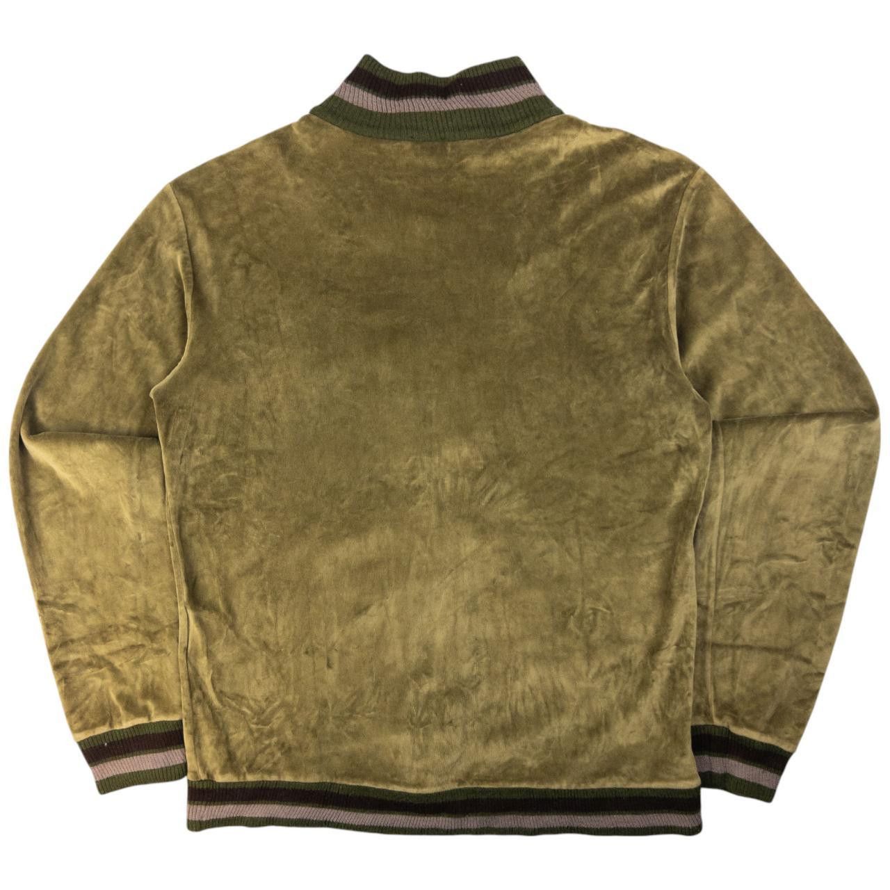 Dolce & Gabbana Vintage Dolce & Gabbana Zip Up Velour Sweatshirt Size L Size US L / EU 52-54 / 3 - 2 Thumbnail