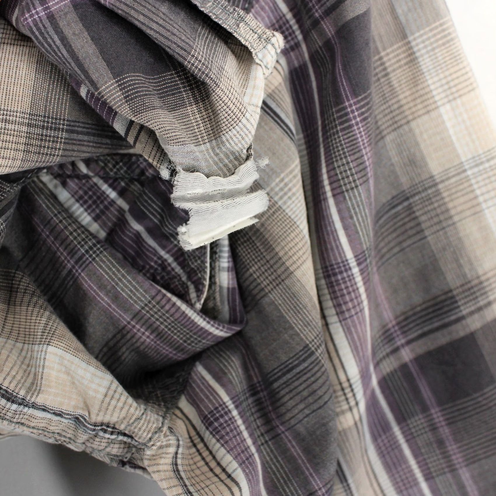 Prana Prana Shirt Mens L Gray Purple Plaid Snap Front Western Long Sleeve Outdoor Shirt Size US L / EU 52-54 / 3 - 8 Thumbnail