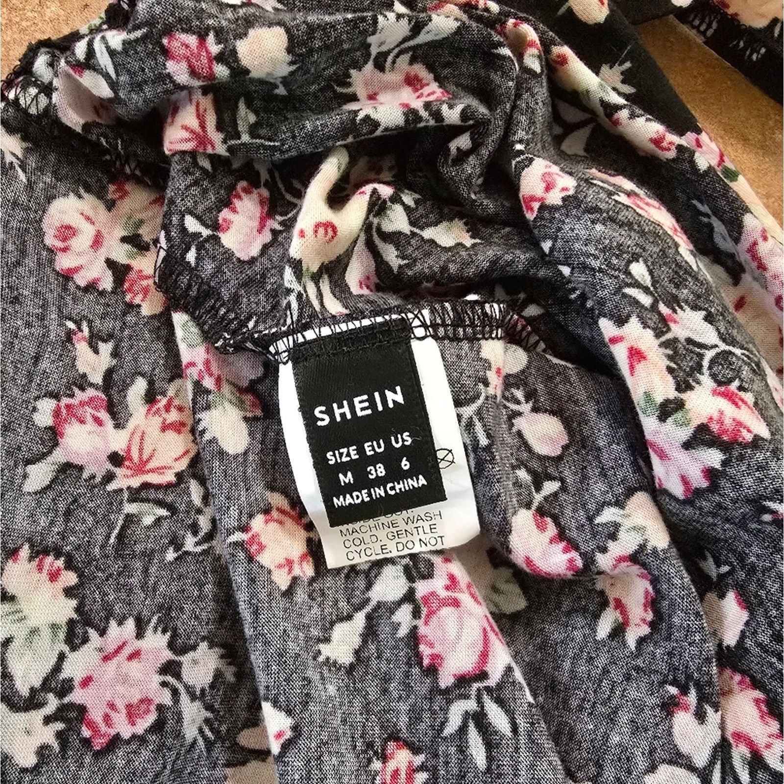 Shein Multicolored | SHEIN | Floral Reversible Bodysuit Size M / US 6-8 / IT 42-44 - 3 Thumbnail