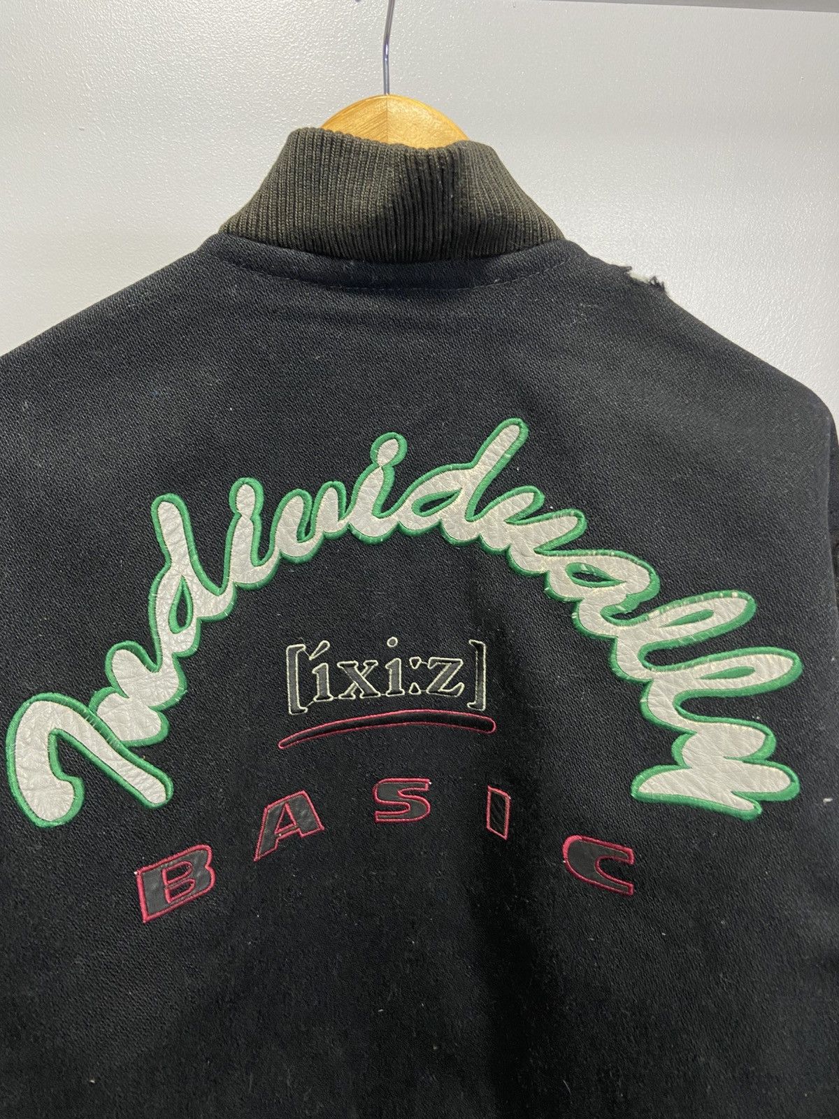 Vintage Vintage ixi:z varsity jacket leather sleeve Size US S / EU 44-46 / 1 - 7 Thumbnail