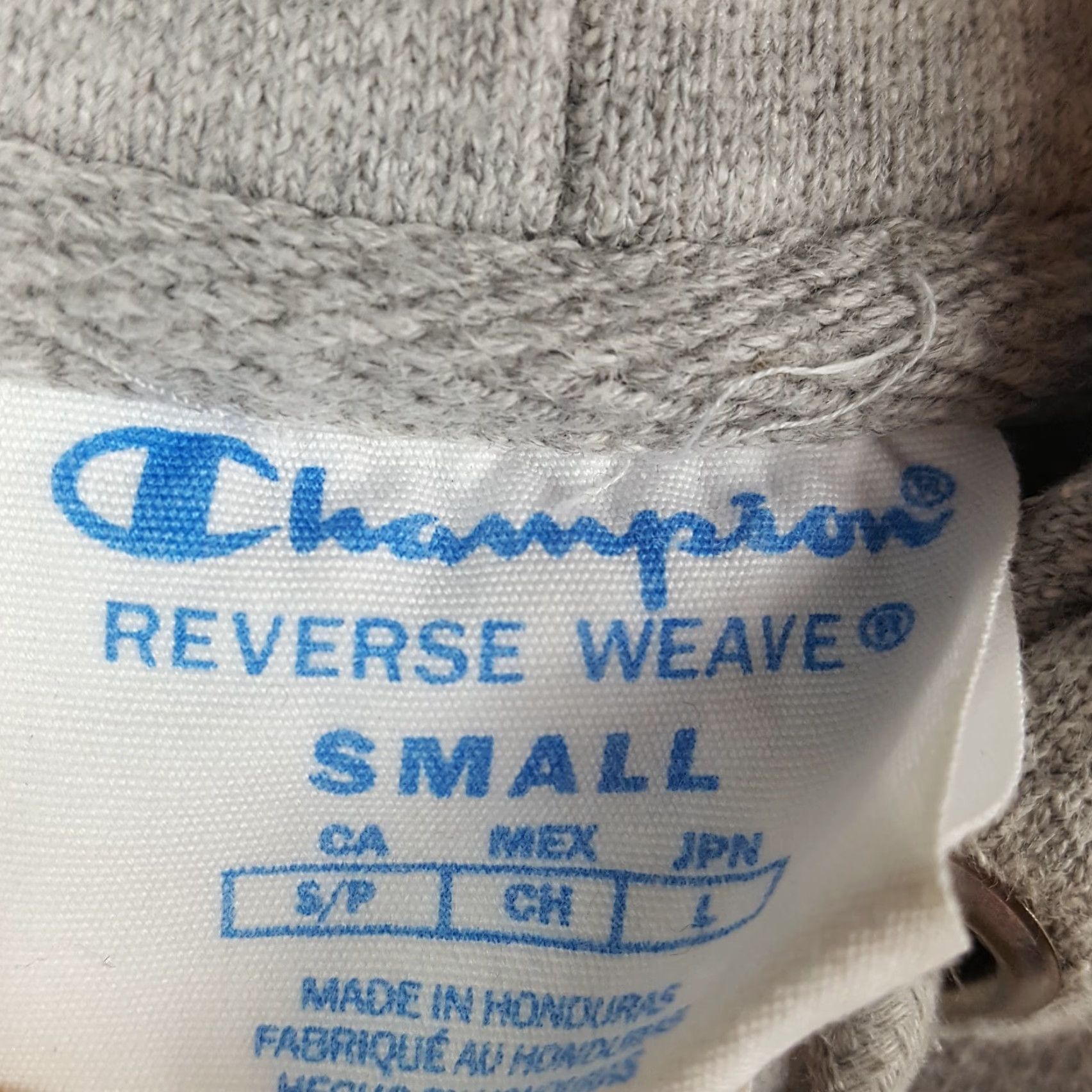 Champion Champion Hooded Sweatshirt Size S Hoodie Spell Out Logo Reverse Weave Gray 90s Grunge Skate Athletic Men Size US S / EU 44-46 / 1 - 6 Thumbnail