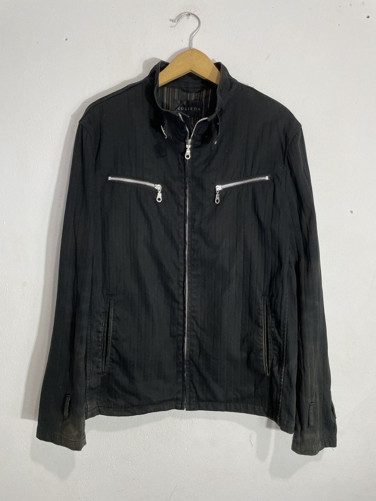 ジャケット・アウター vintage shellac design jacket blouson vintage shellac design jacket blouson