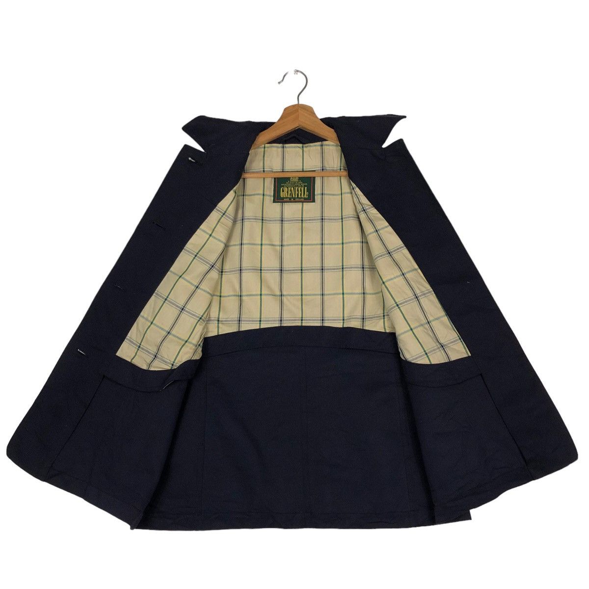 Vintage Vintage Grenfell Made in England Chore Jacket Tartan Design Size US M / EU 48-50 / 2 - 13 Thumbnail