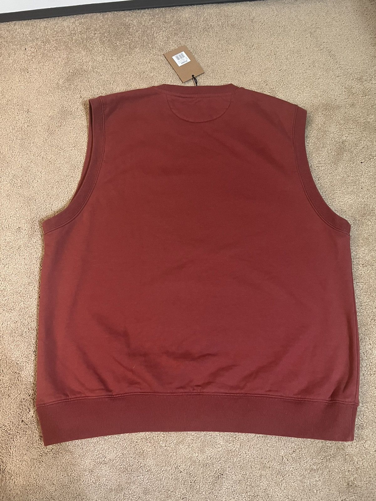 Stussy Stussy Fleece Vest Washed Burgundy X-Large Size US XL / EU 56 / 4 - 2 Thumbnail