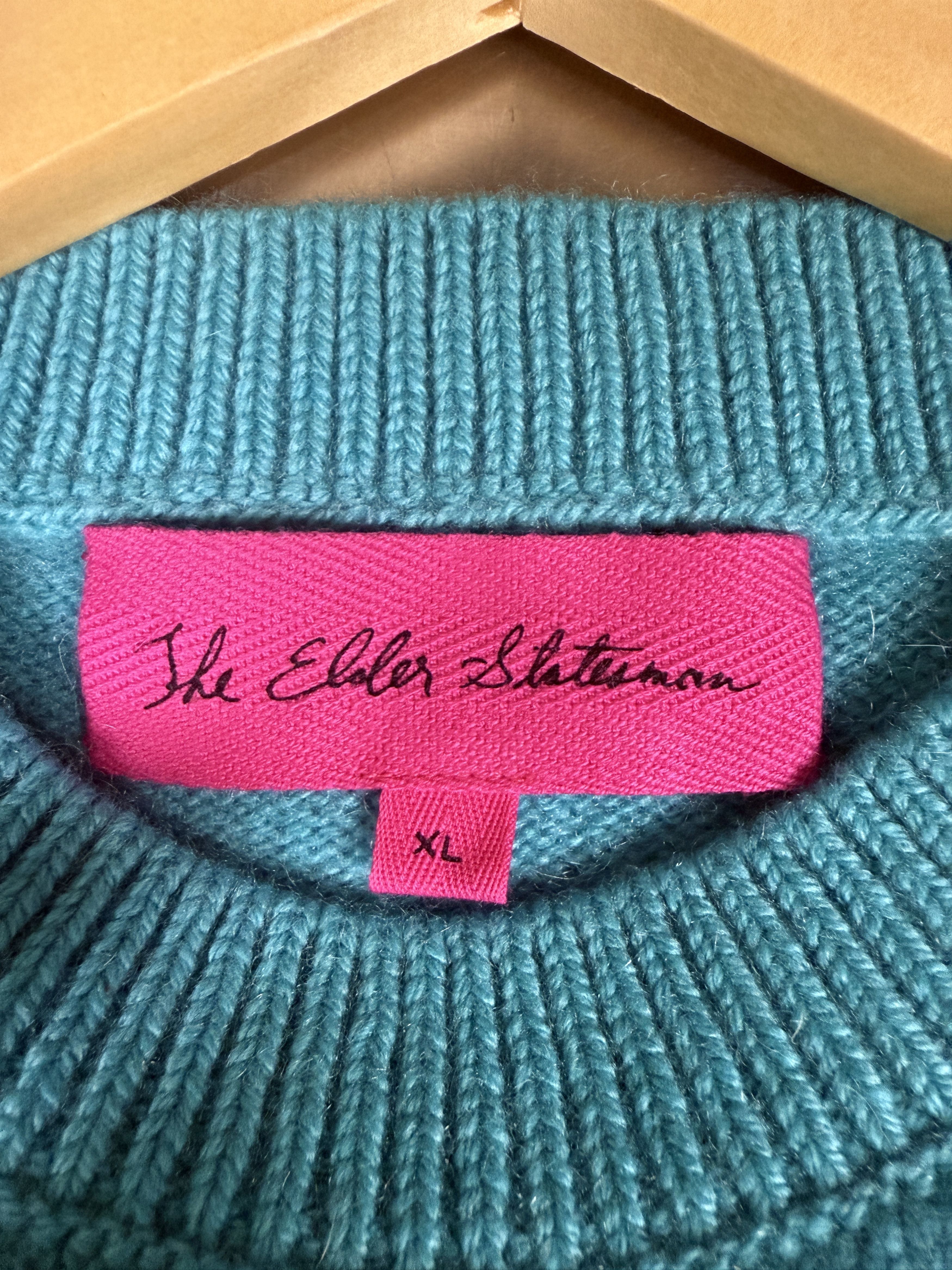 The Elder Statesman $1195 The Elder Statesman Cashmere Simple Crew Size US XL / EU 56 / 4 - 3 Thumbnail
