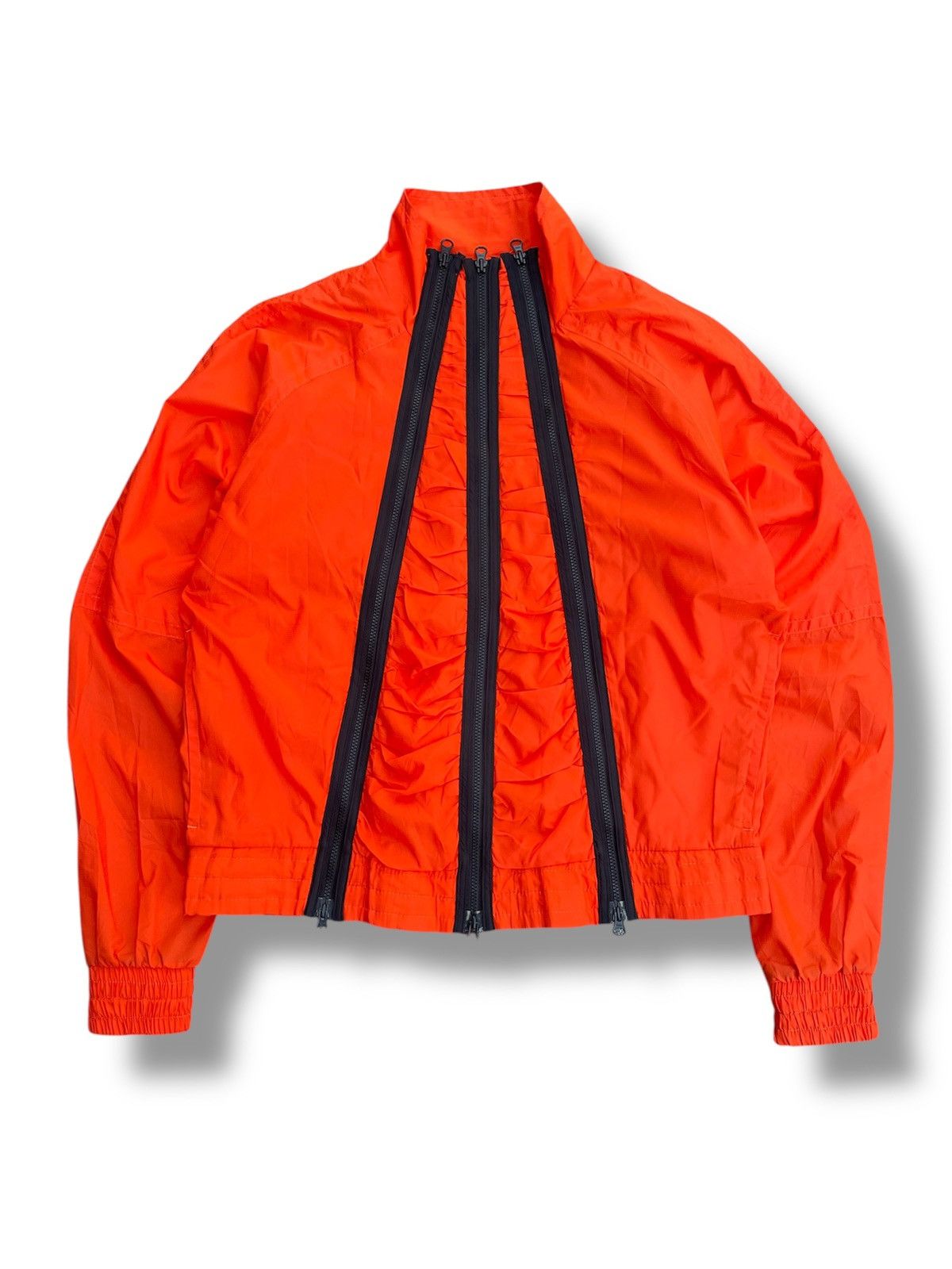 Adidas X Stella Mccartney Tri Zip Winbreaker Jacket in Orange, Men's (Size Xs)