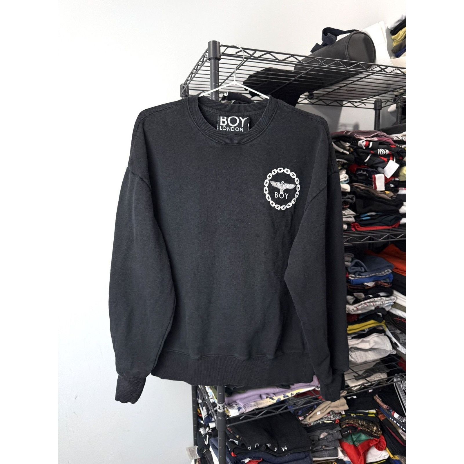 Boy London Rare Vintage Boy London Sweatshirt Hype Y2K Size US M / EU 48-50 / 2 - 2 Thumbnail