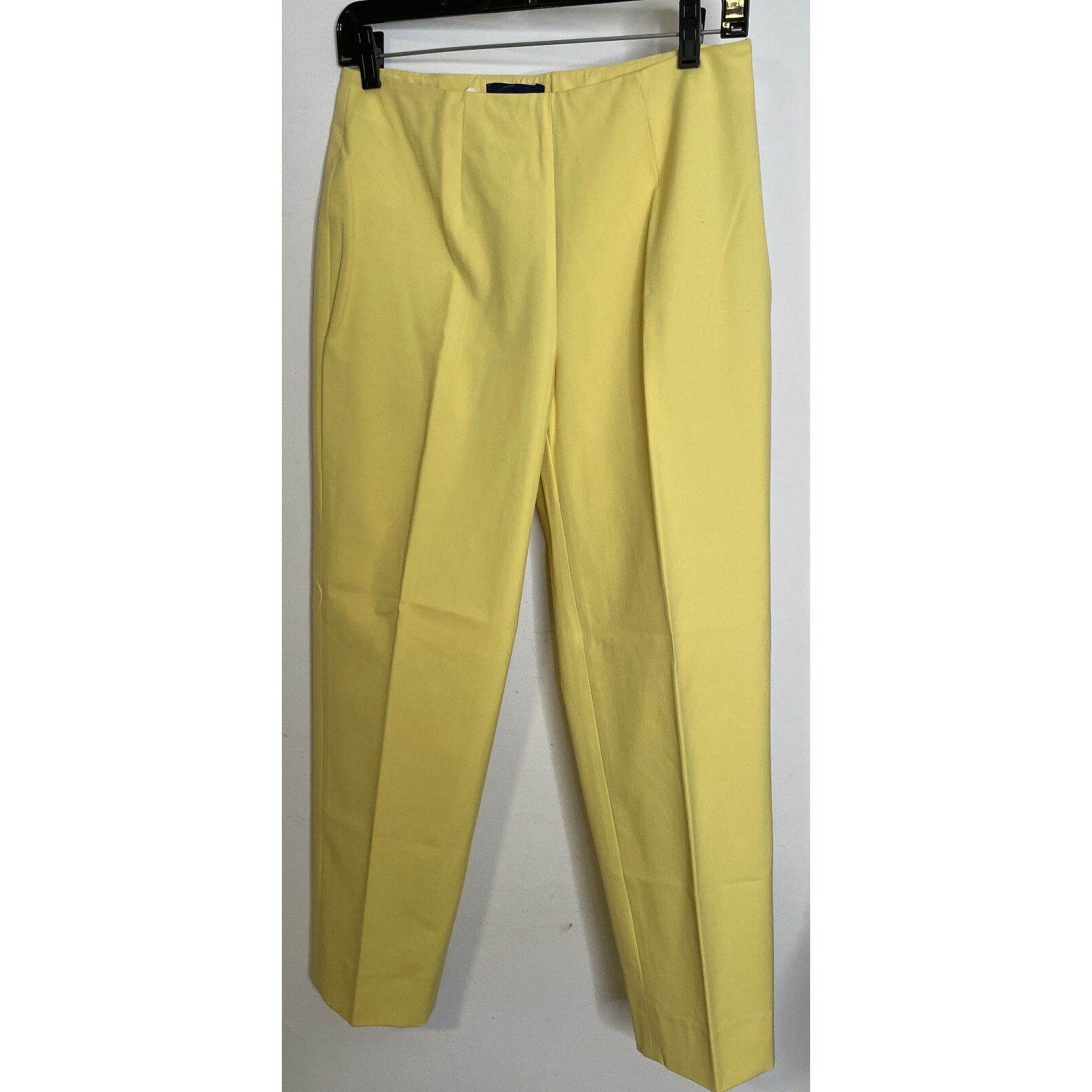 Piazza Sempione Piazza Sempione Yellow Cotton Audrey Cropped Pants Capris 10 Size 30" / US 8 / IT 44 - 1 Thumbnail