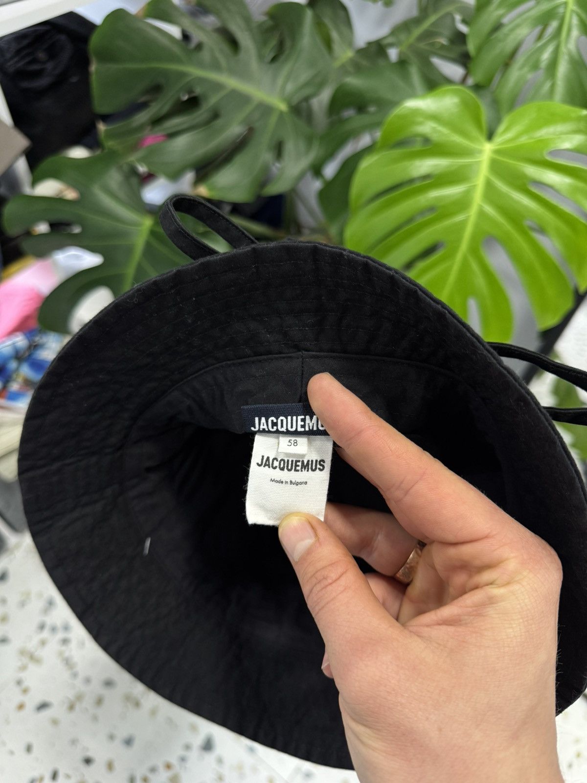Jacquemus Jacquemus black bucket hat size 58(one size) Size ONE SIZE - 14 Thumbnail