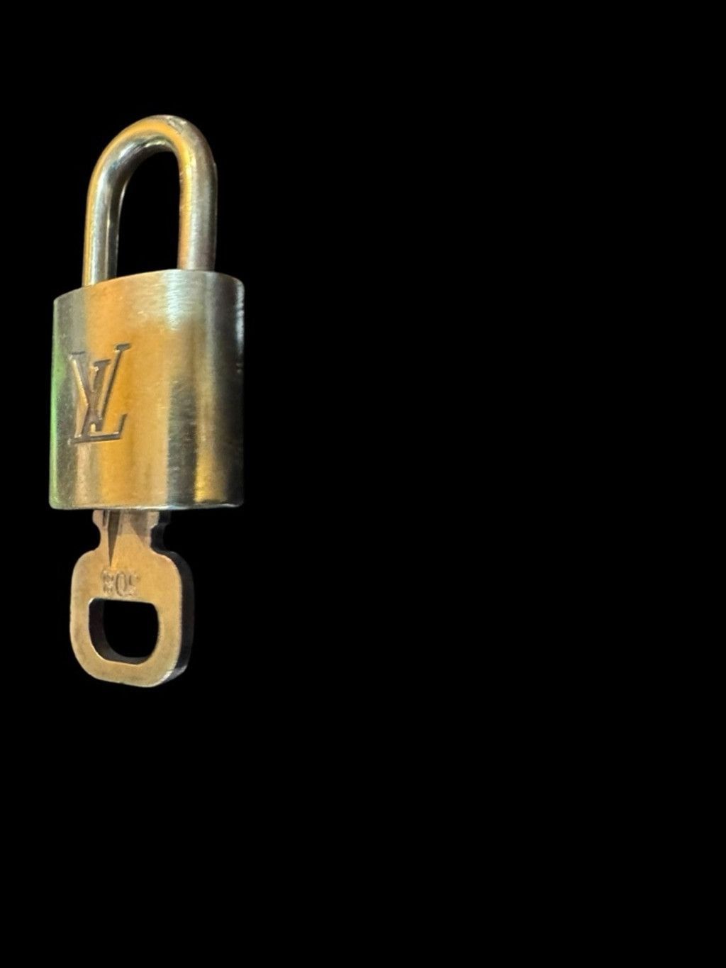 Louis Vuitton Louis Vuitton Gold Padlock with Key - #308 & COA Size ONE SIZE - 5 Thumbnail