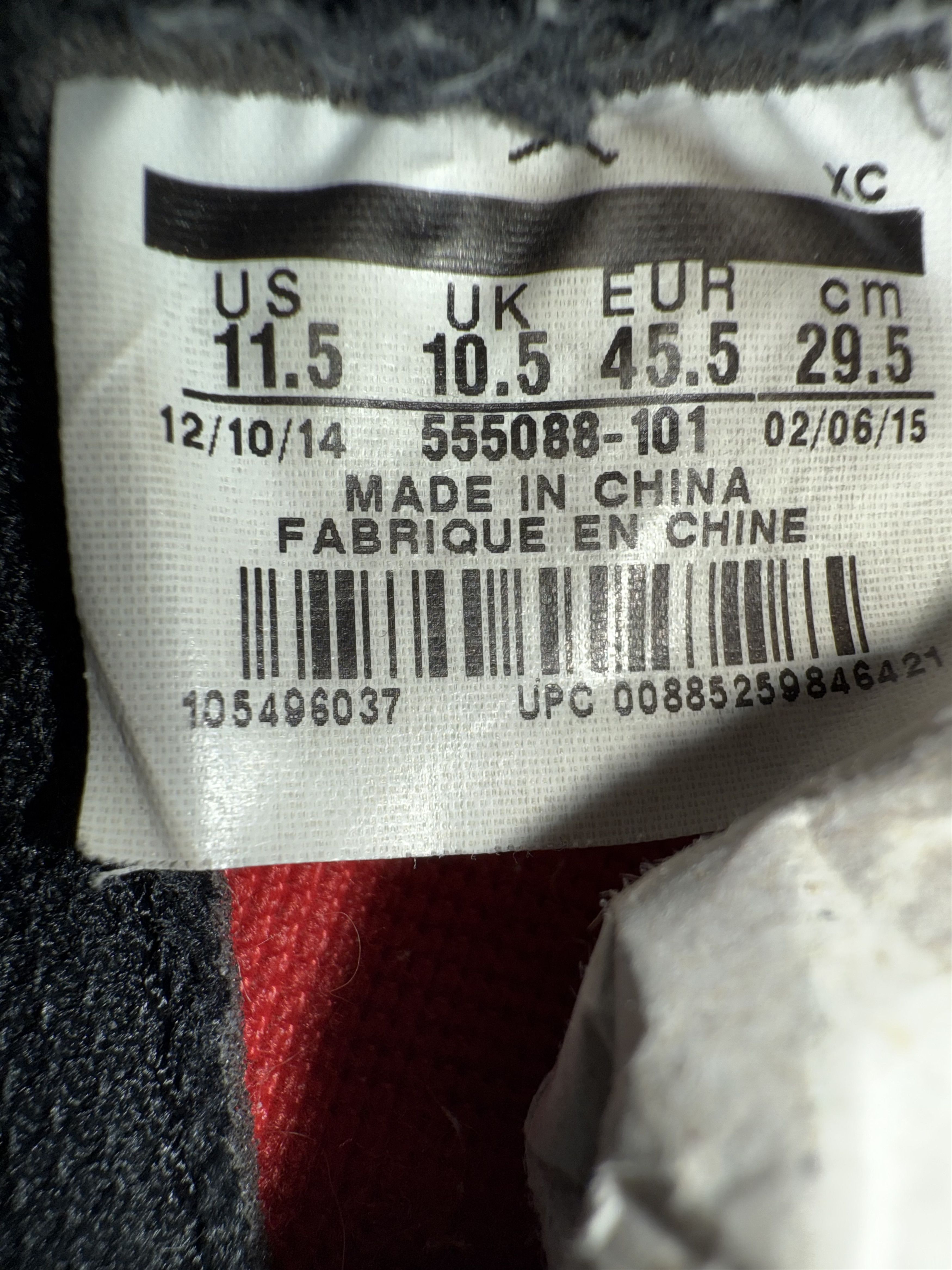 Jordan Brand × Nike 'Chicago' Jordan 1 Nike 2015. Size 11.5. Good condition Size US 11.5 / EU 44-45 - 9 Thumbnail