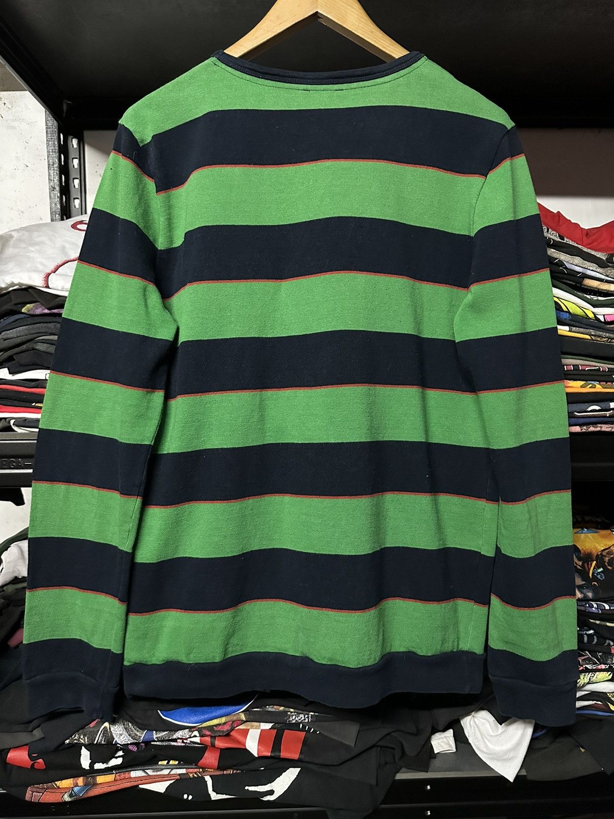A.P.C. × Vintage Vintage APC Stripe Sweatshirt Size US M / EU 48-50 / 2 - 6 Thumbnail