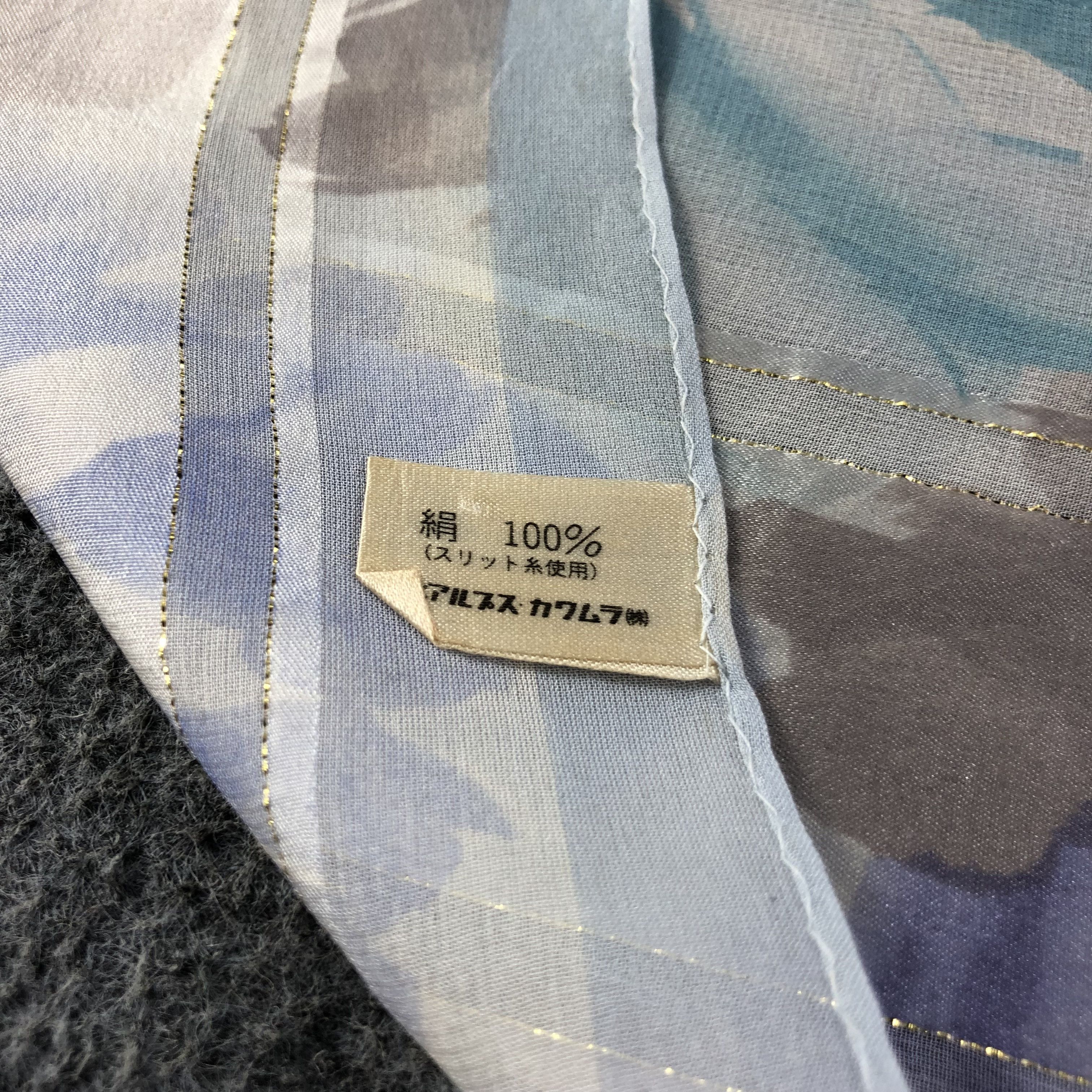 Vintage Vintage Lasserre Floral Silk Scarf M825 Size ONE SIZE - 4 Thumbnail