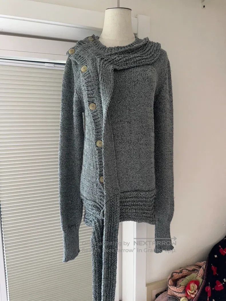 Vivienne Westwood Vivienne Westwood Vintage asymmetrical, laced, sweater coa Size S / US 4 / IT 40 - 4 Thumbnail